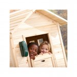 Casuta de joaca copii Lodge PlayHouse pentru gradina din lemn NATUR Sunny